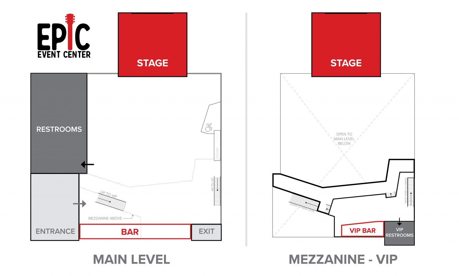 Venue Layout EPIC Event Center Green Bay, WI