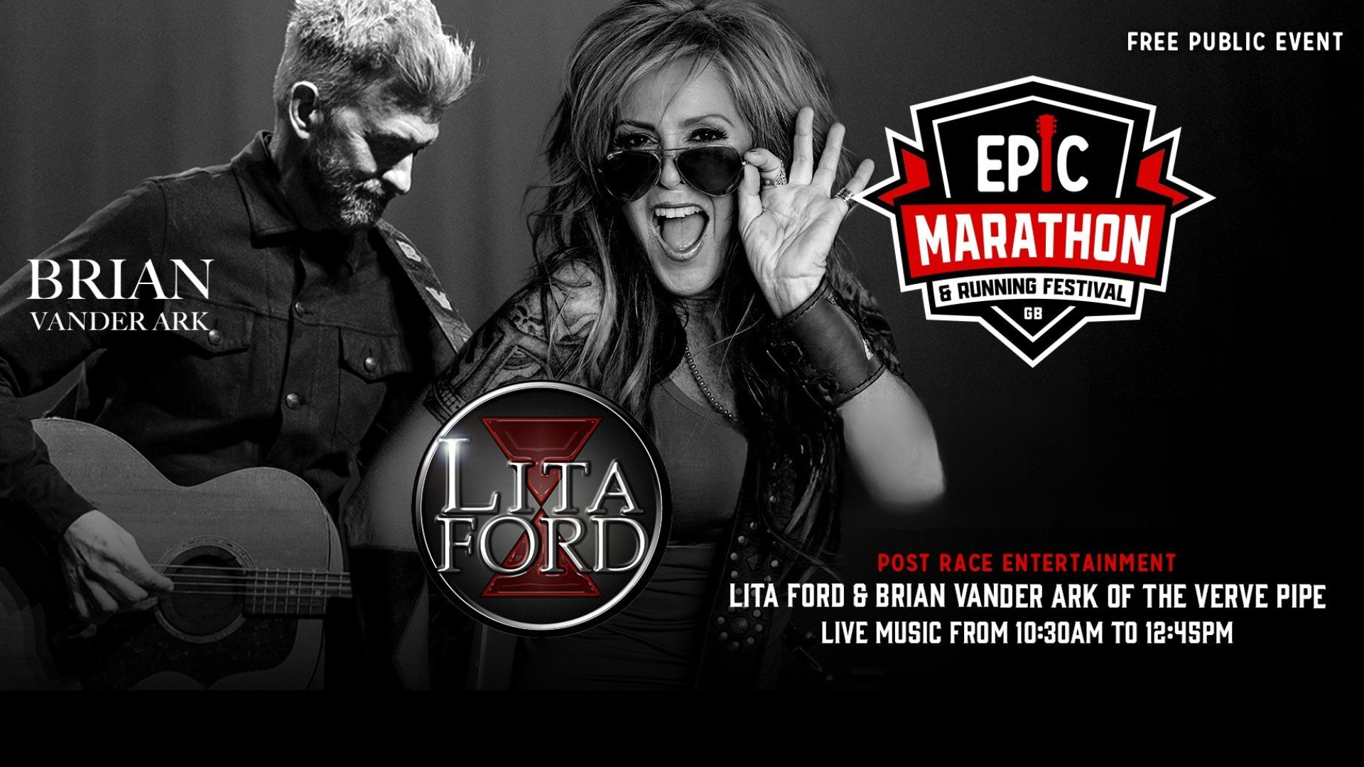 EPIC Marathon & Running Festival Presents:  Lita Ford and Brian Vander Ark